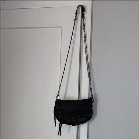 Deena & Ozzy black crossbody purse vegan leather - Picture 7 of 7